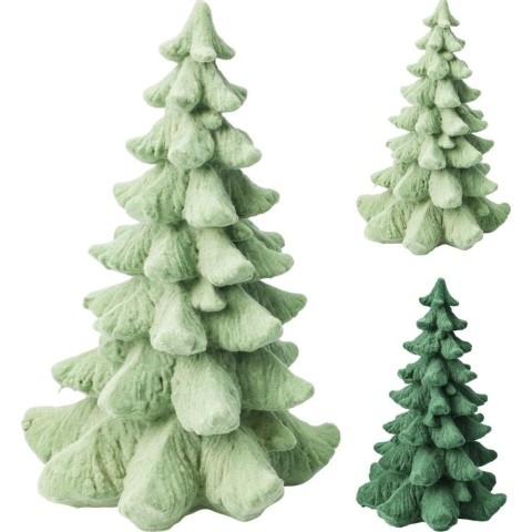 ALBERO FLOCCATO 21CM 2ASS